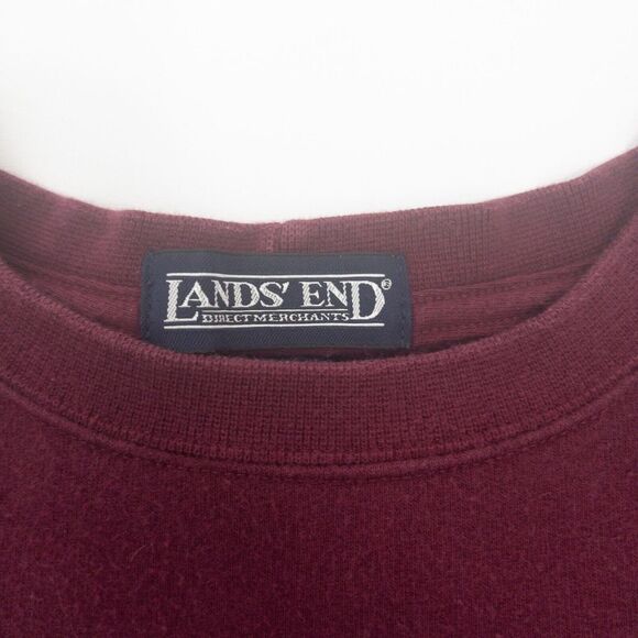 Vintage Lands End‎ Crew Neck Sweater Mens Medium 1990’s Direct Merchants - Picture 2 of 7